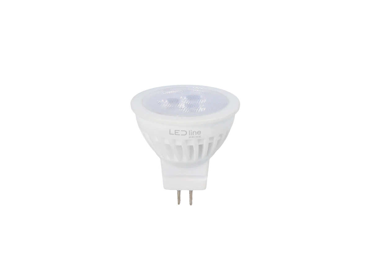 MR11 (GU4) LED Spotlight Bulb 12V 3W Warm White (Ceramic)