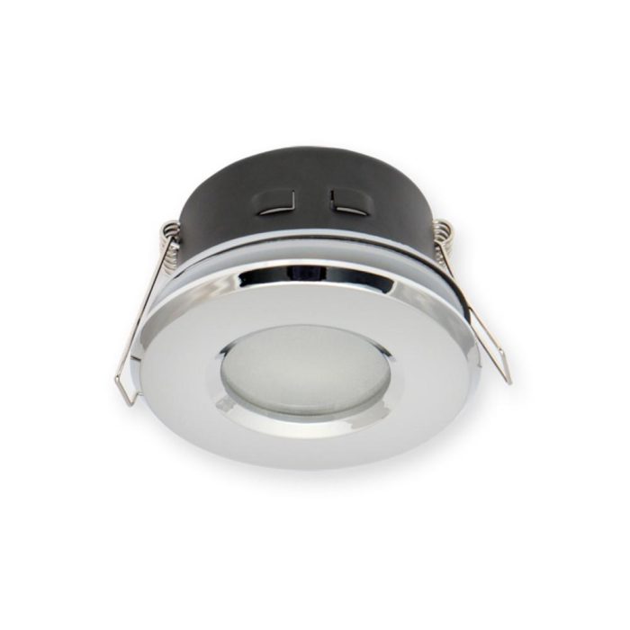 MR16 IP65 Recessed Downlight Frame &ndash; Chrome