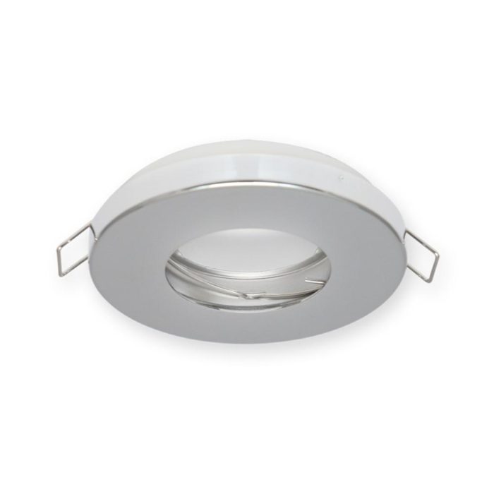 MR16 / GU10 IP44 Bathroom Downlight Frame &ndash; Chrome