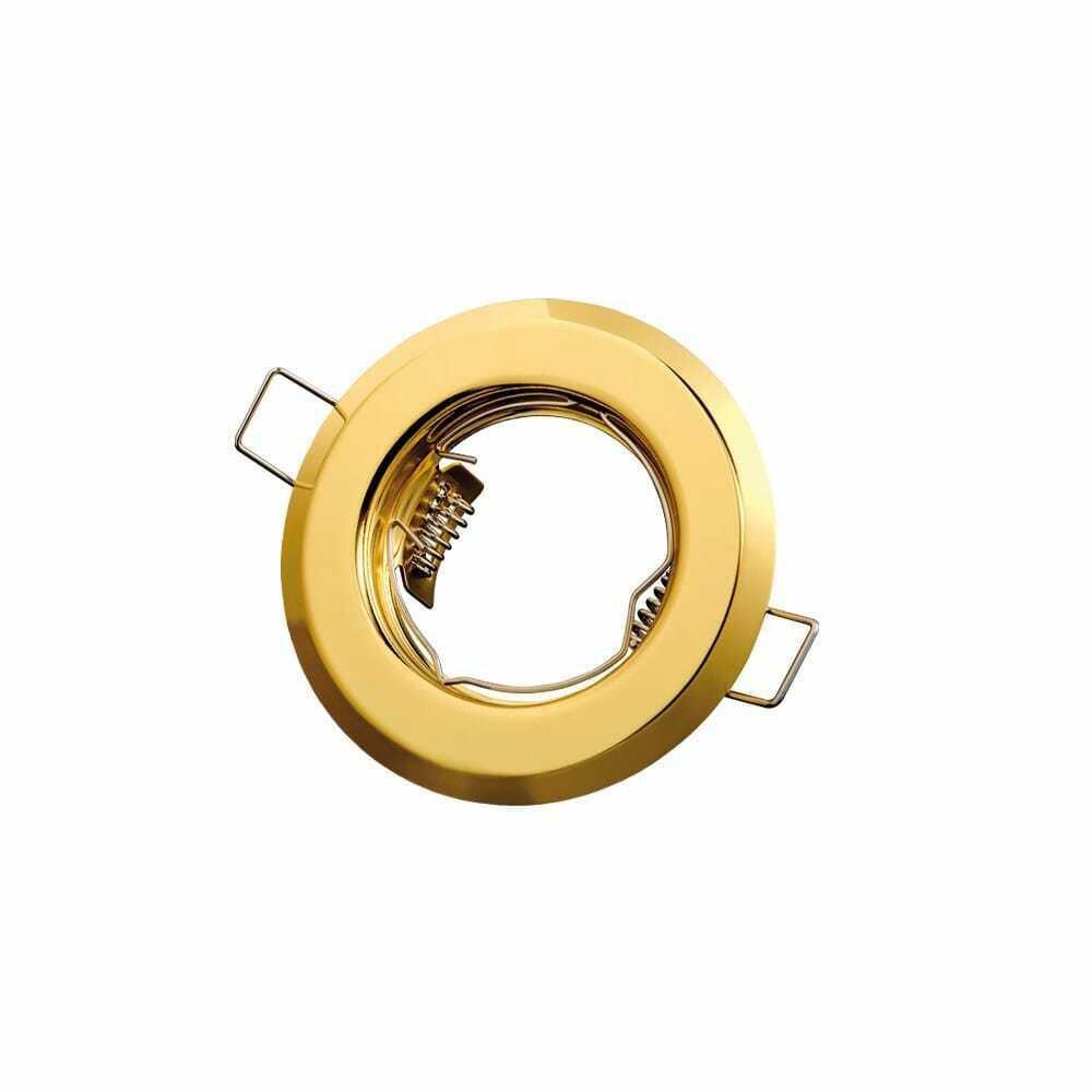 Gold MR16 / GU10 Recessed Ceiling Downlight