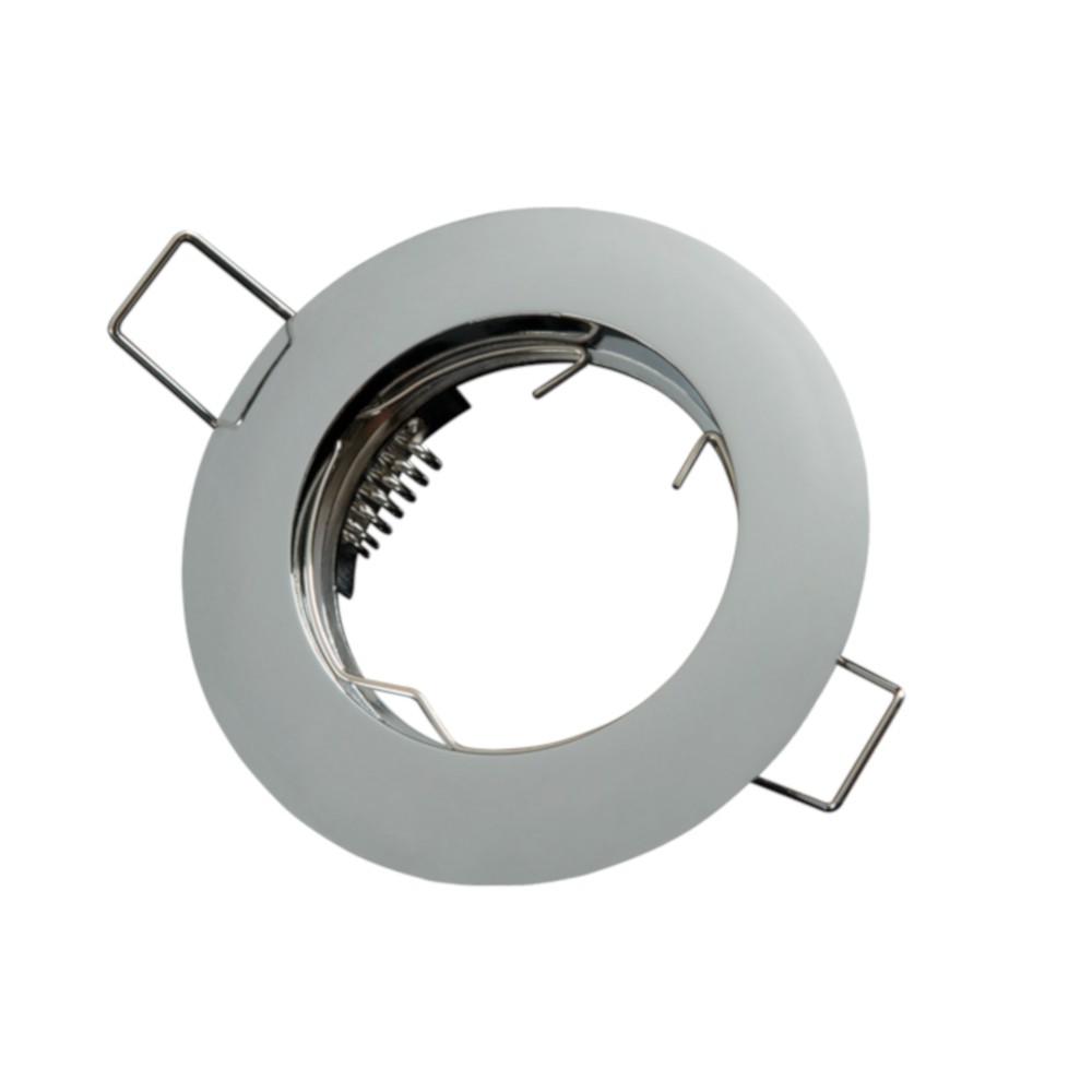 MR16 Flat Recessed Ceiling Downlight – Chrome