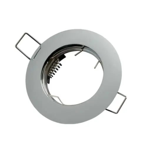 MR16 Flat Recessed Ceiling Downlight – Chrome