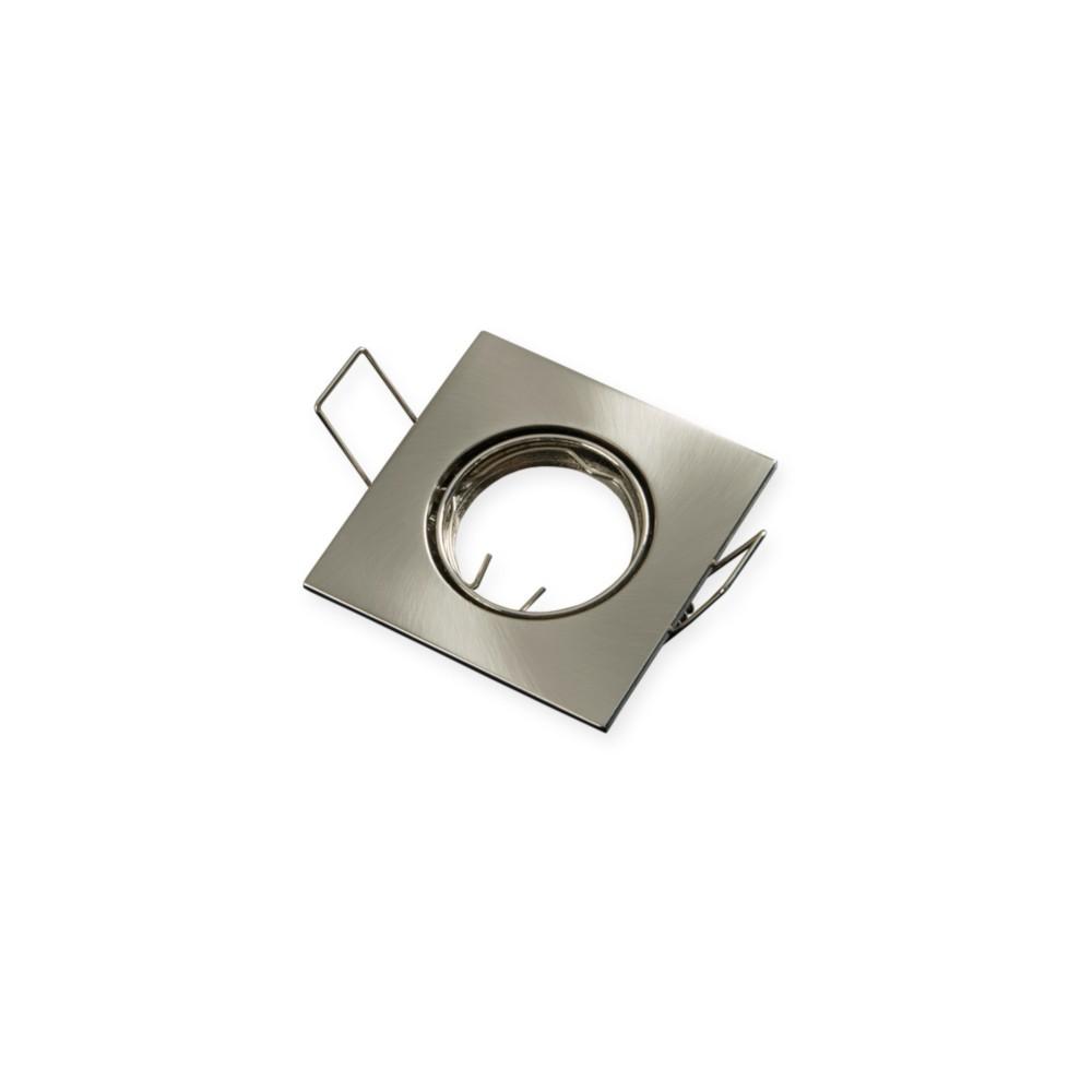 Square Adjustable MR11 Ceiling Downlight – Satin Finish (35mm Lamp)