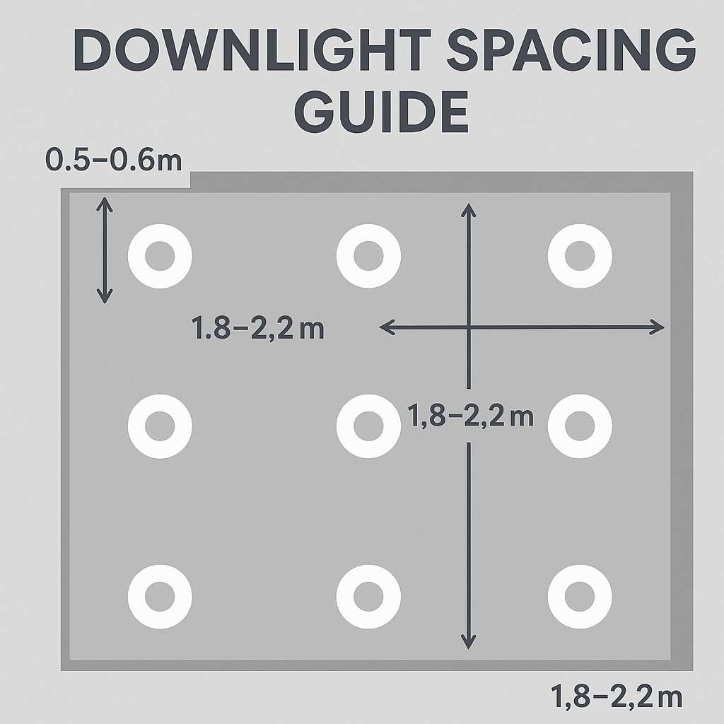 How Many Ceiling Downlights Do You Need? UK Spacing Guide