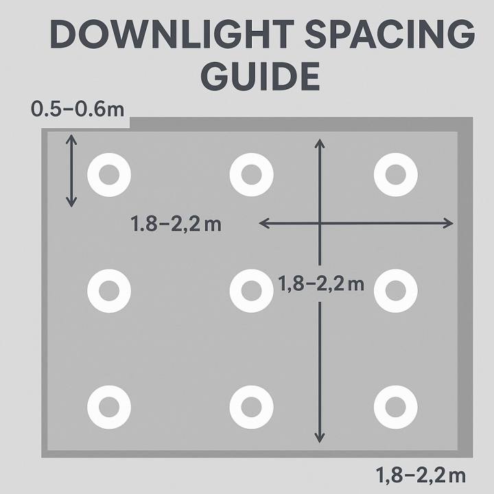How Many Ceiling Downlights Do You Need? UK Spacing Guide